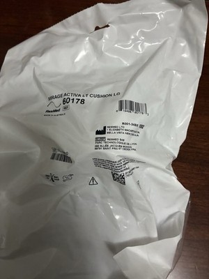 MIRAGE ACTIVA LT CUSHION LG - 60178 by ResMed, Size Large, New & Sealed