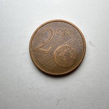 Greece 2 Euro Cent 2009 Ship Design Copper-Plated Steel Coin KM#192