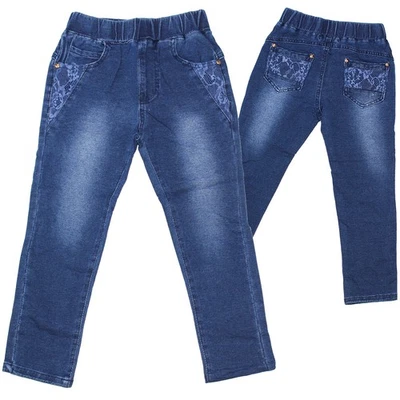 Kinder Mädchen Kinderhose Kinderjeans Jeans Hose elastischer Bund Stretchjeans - Bild 1 von 3