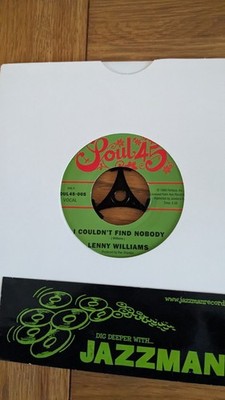 LENNY WILLIAMS I COULDN'T FIND NOBODY SOUL 45s