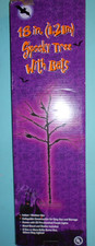 HALLOWEEN 48" SPOOKY TREE with Bats NEW NIB rare