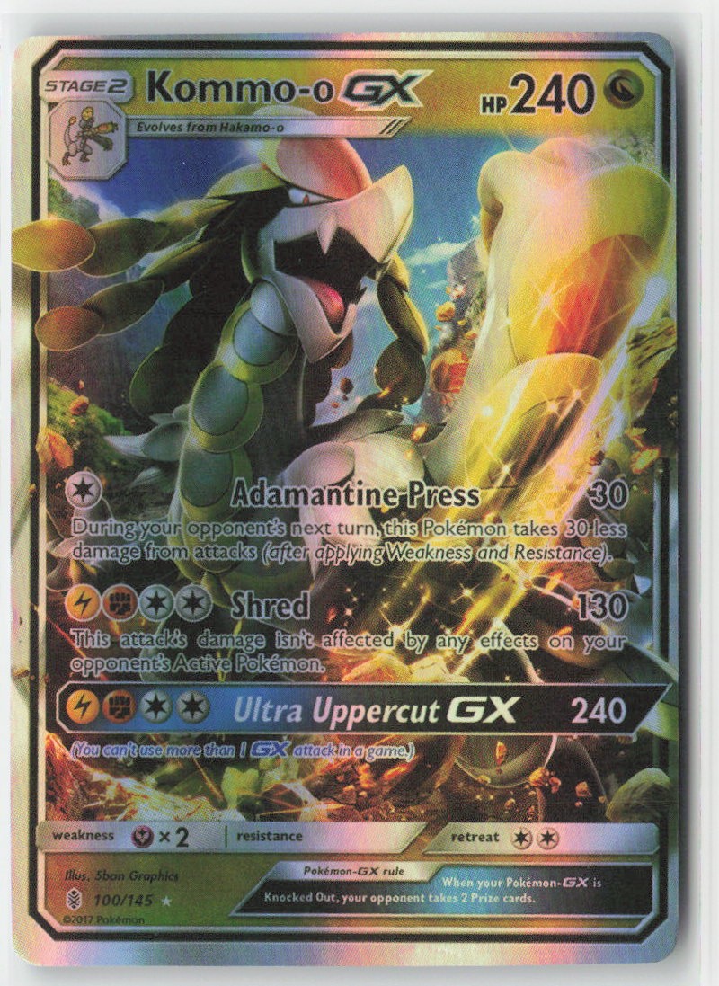 SM - Guardians Rising #100/145 Kommo-o GX
