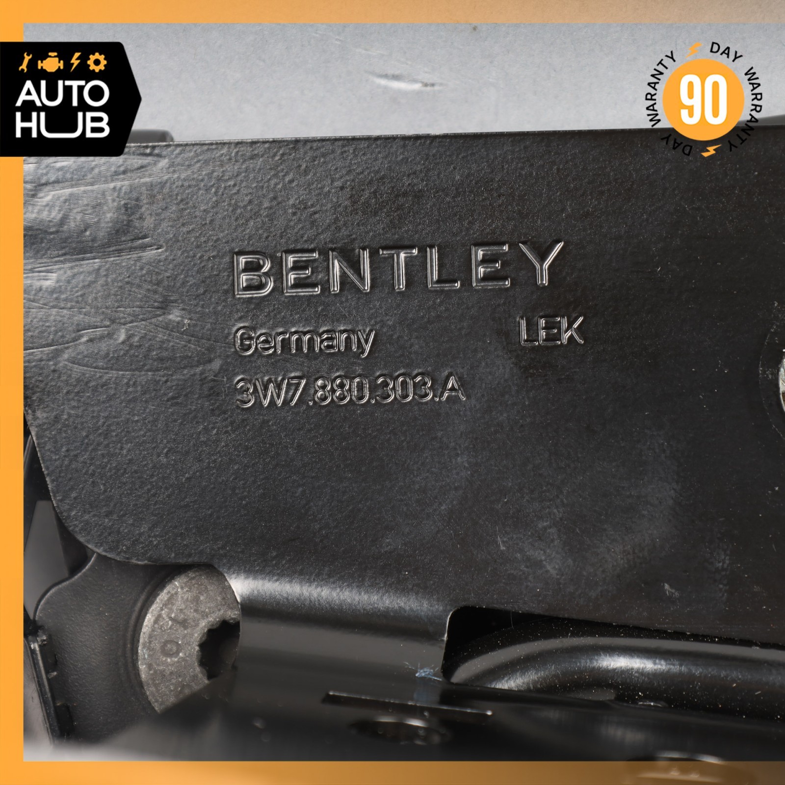 Bentley Continental GTC Cabrio Seat Belt Extender Guide Left 3W7880303A OEM