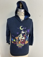 Disney Parks 2017 Halloween Mickey Friends Logo Hoodie Juniors Size: Small