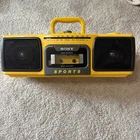 VTG Sony CFS-930 Sports AM/FM Stereo Radio Cassette Recorder Boombox  PARTS ONLY