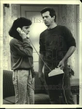 1988 Press Photo James Naughton & Royana Black in "Close To Home" on CBS-TV
