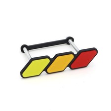 Tri-color 3 Grille Badge Emblem For 2018 2019 Toyota Tacoma Trd 4runner Tundra Tri-color 3 Grille Badge Emblem For 2018 2019 Toyota Tacoma Trd 4runner Tundra