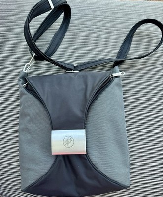 Pacsafe Dailysafe H100 Anti Theft Crossbody Sling Bag Travel Black/Gray