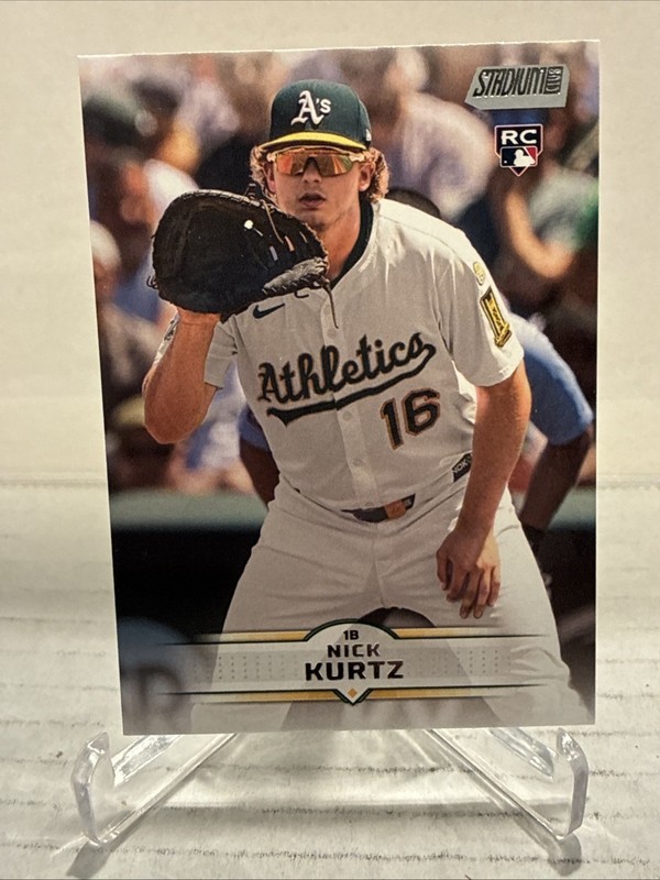 2025 nick kurtz Topps Stadium Club # 9 (RC)