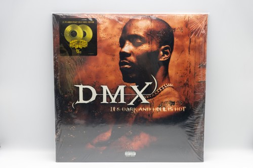 DMX It's Dark and Hell Is Hot 2LP Gold Vinyl VG+ in Shrink with Hype Sticker