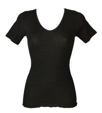 SG Women's INFIL Wool Blend Ribbed Half Sleeve Shirt Item 2I58117210