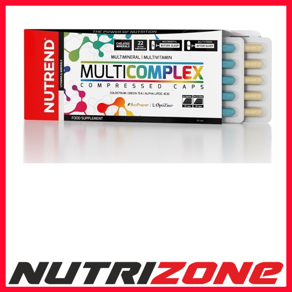 Nutrend Multicomplex Compressed Caps - 60 Caps - Image 2