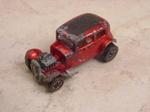 Original Hot Wheels Redline - Rare Textured Roof Red Vicky!! - Free Shipping!!