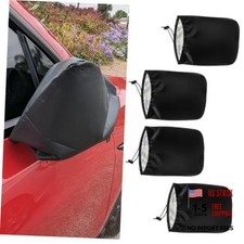 Car Side Mirror Covers with Drawstring, Waterproof Car Side View Mirror 4PCS