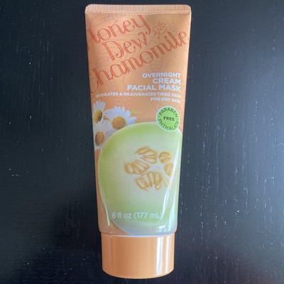 Honey Dew And Chamomile Overnight Face Cream Facial Mask Paraben Free New