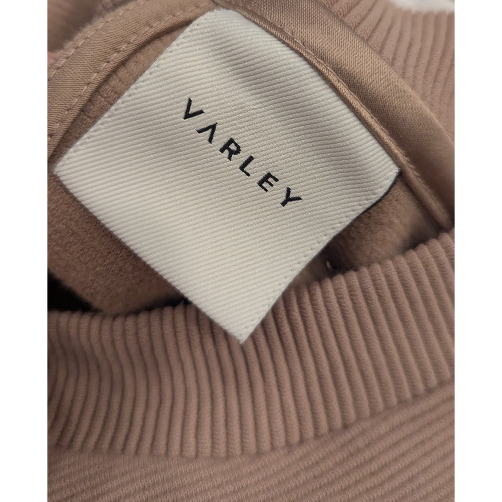 Varley Ribbed Long Sleeve Split Back Sweatshirt S… - image 4