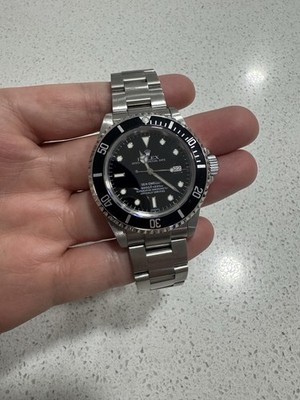 Rolex Sea-Dweller 16600 Automatic Black Dial Stainless Steel Watch Box Papers