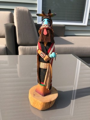 Nuvadi Dawahoya Heoto-Mana Hopi Kachina Puppe 10 Zoll groß