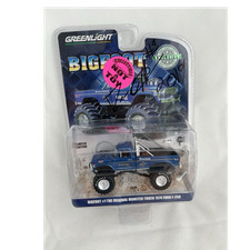 Greenlight Ford F-250 1:64 Blue Diecast Monster Truck 1974 Bigfoot