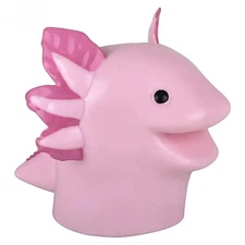 Rhode Island Novelty - Stretchy Rubber Hand Puppet - AXOLOTL [Pink - 6 inch]