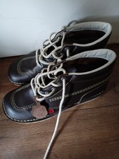 Kickers Boots Size 9 Brown Excellent Condition