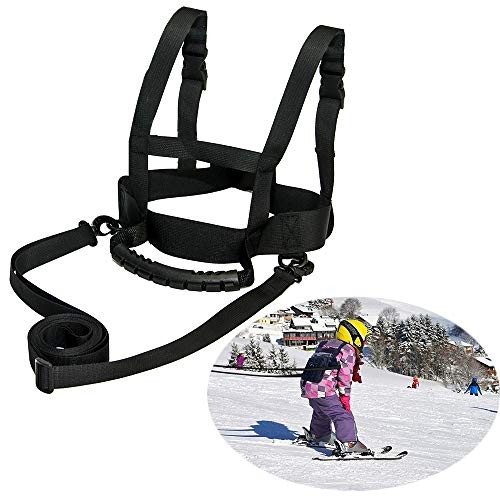  Kids Ski Harness Heavy Duty Ski Shoulder Training Harness Ski Training Leash 