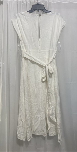 Petal + Pup - Womens White Knee Length Dress - Size 6 - Picture 2 of 8