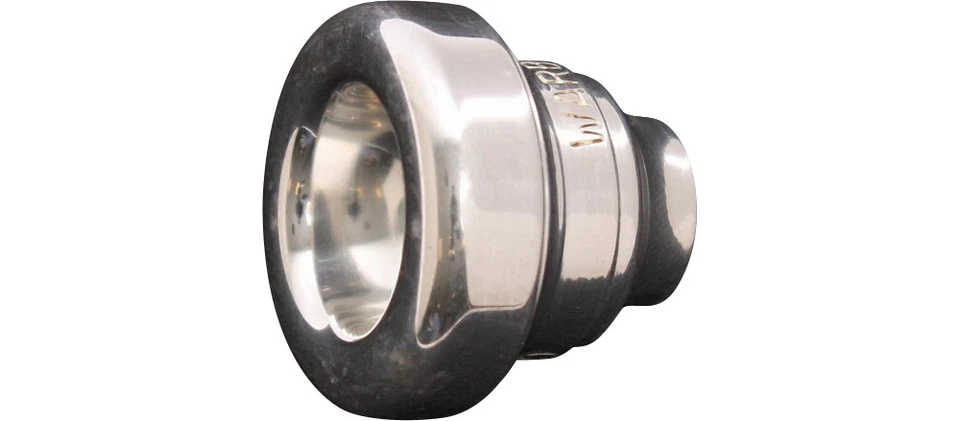 Sistema de boquilla de trombón tenor de dos piezas Warburton en plata 1 diámetro trasero solamente Foto 2 de 2