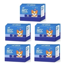 60 ct Disposable Male Dog Wraps, Diapers, Tight, Absorption & Comfort, All Sizes