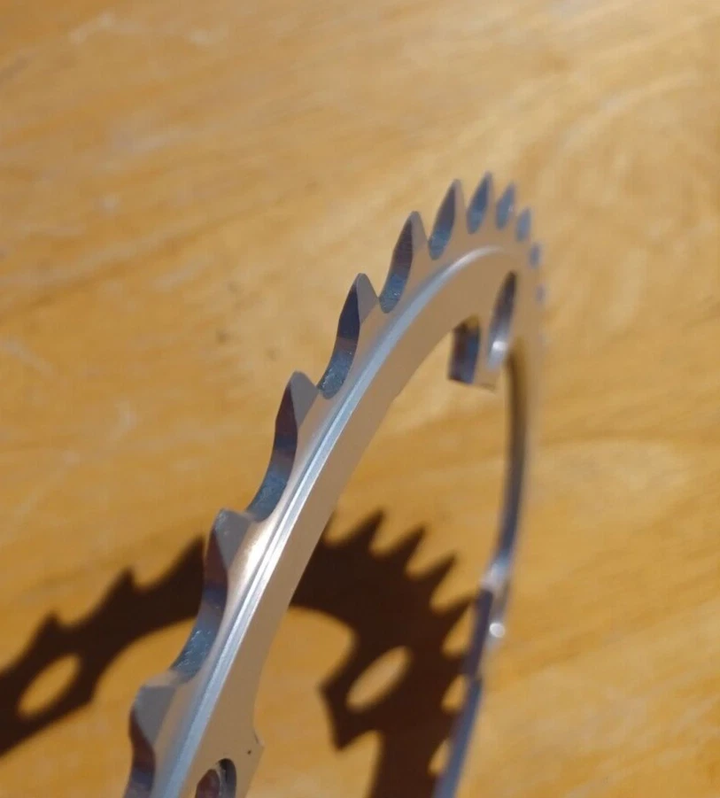 NOS FSA Gimondi Silver Alloy Road Chainring Wheel 130 x 39T- 3/32 - Fits Shimano - Image 4 of 4