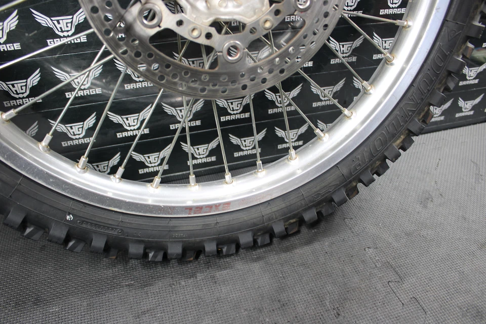 2004 SUZUKI RM250 OEM EXCEL 21" FRONT WHEEL RIM HUB 54111-36E00 55311-28C01 - Image 4 of 4