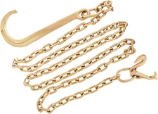 5/16In X 10 FT Grade 70 Tow Chain 15 J Hook and T Hook Mini J Hook Recovery Wrec
