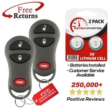 2 For 1999 2000 2001 2002 2003 2004 Jeep Grand Cherokee Remote Key Fob 56036860