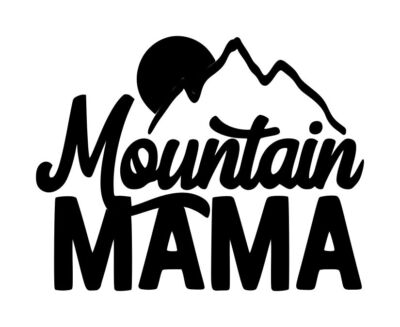 Mountain Mama Decal #1 3.5"x4.5" Choose Color | eBay