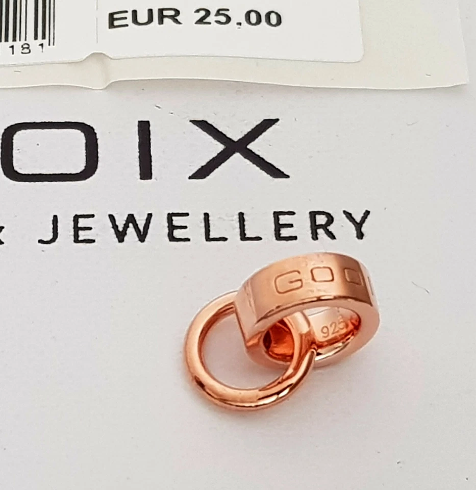 GOOIX CHARM Träger Silber 925 er Charmträger Kettenanhänger NEU rosègold 65
