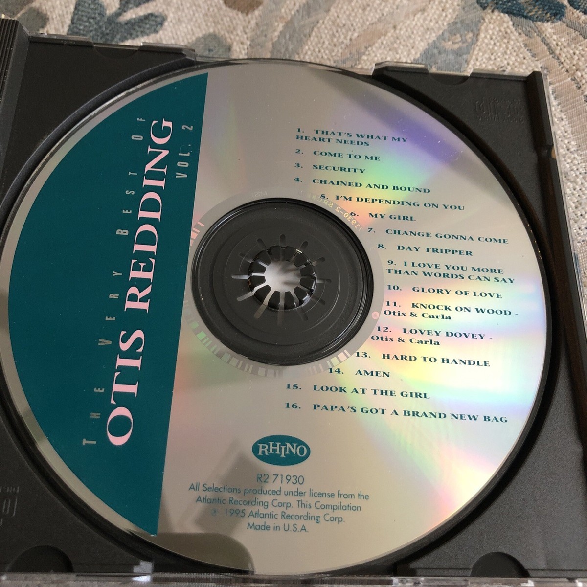 Otis Redding-Very Best Of V.2-CD-VG-Rare,OOP-Free Shipping