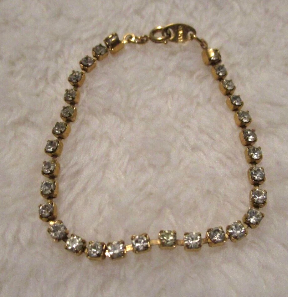 Avon gold diamond bracelet Clearance