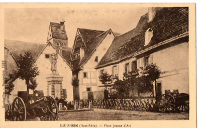 Postkarte alt: Eguisheim, Place de Jeanne dArc, Carte Postale