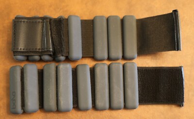 BALA BANGLES Wrist & Ankle Weights 1 lb (pair of 2) Charcoal One Size Workout