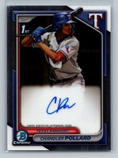 2024 Bowman Chandler Pollard 1st Chrome Autograph