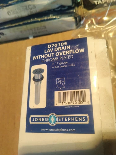 1) *New*  D70105. Chrome Commercial Sink Drain. Jones Stephens. **Cheap** - Picture 6 of 6