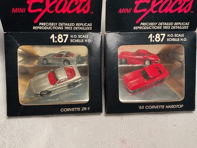 Monogram Mini Exacts Corvettes- 1/87th Pair.