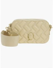 Kurt Geiger London Kensington Small Quilted Leather Camera Crossbody Bag NWT