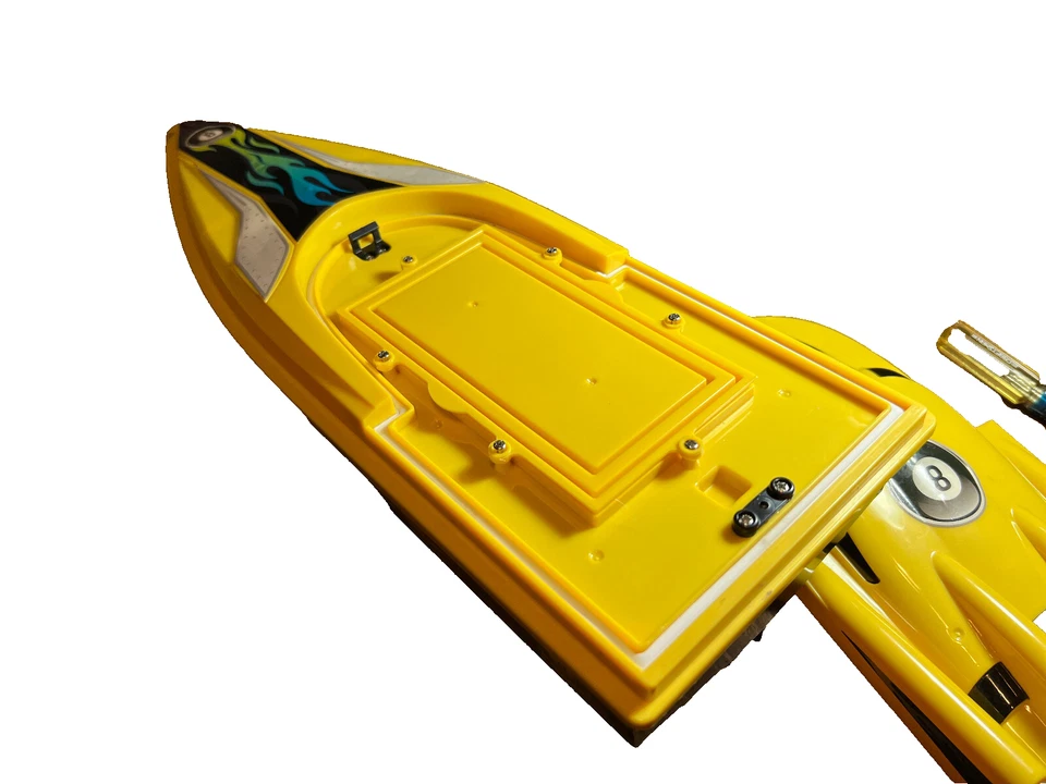 Lancha rápida 153/4" Boat Racers Bat Operate 49 MHz ¡PROBADA FUNCIONA!  Usado en excelente estado Foto 3 de 4