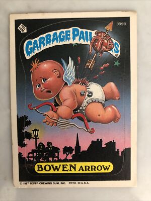 1987 Topps Garbage Pail Kids Series 8 Bowen Arrow #309B