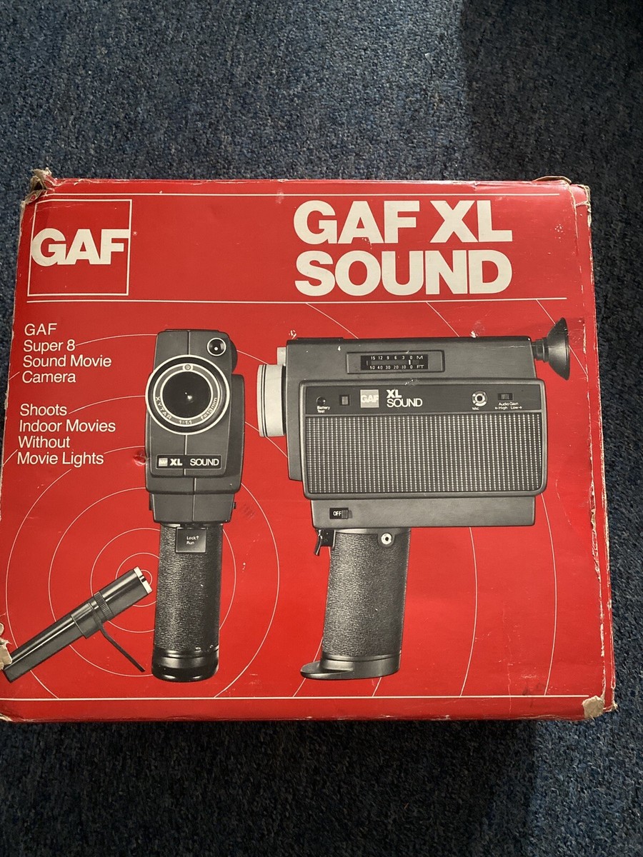 GAF XL/2　サウンドスーパー8ムービーシネマ　8mm filmカメラ GAF XL/2 Sound Movie Camera. Two mics. As is. Vintage | eBay