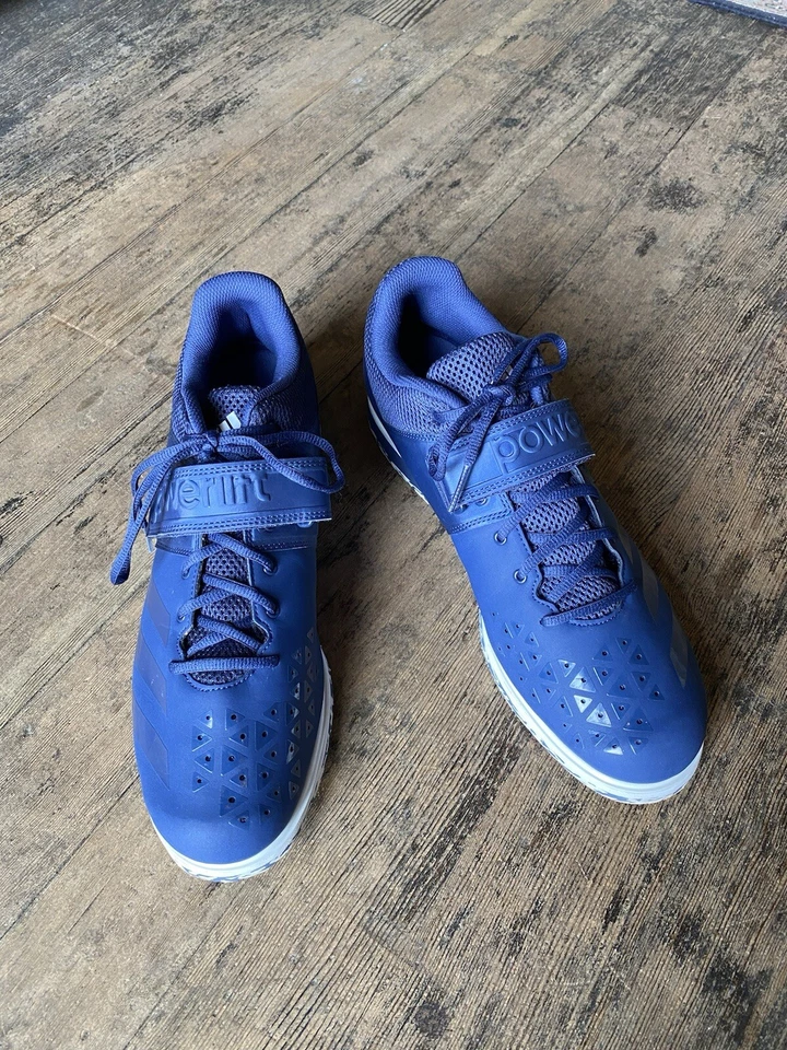 Adidas Zapatos Para Hombre Talla 14.5 Azul Marino Powerlift 3.1 Levantamiento de Pesas CQ1772 Foto 3 de 4