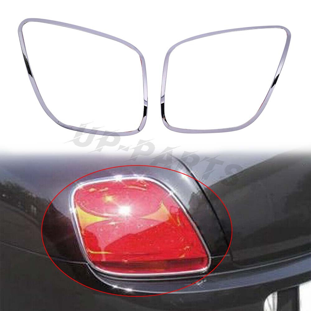 NEW Rear Chrome Light Trims For Bentley Continental GT GTC SPEED 2003-2011
