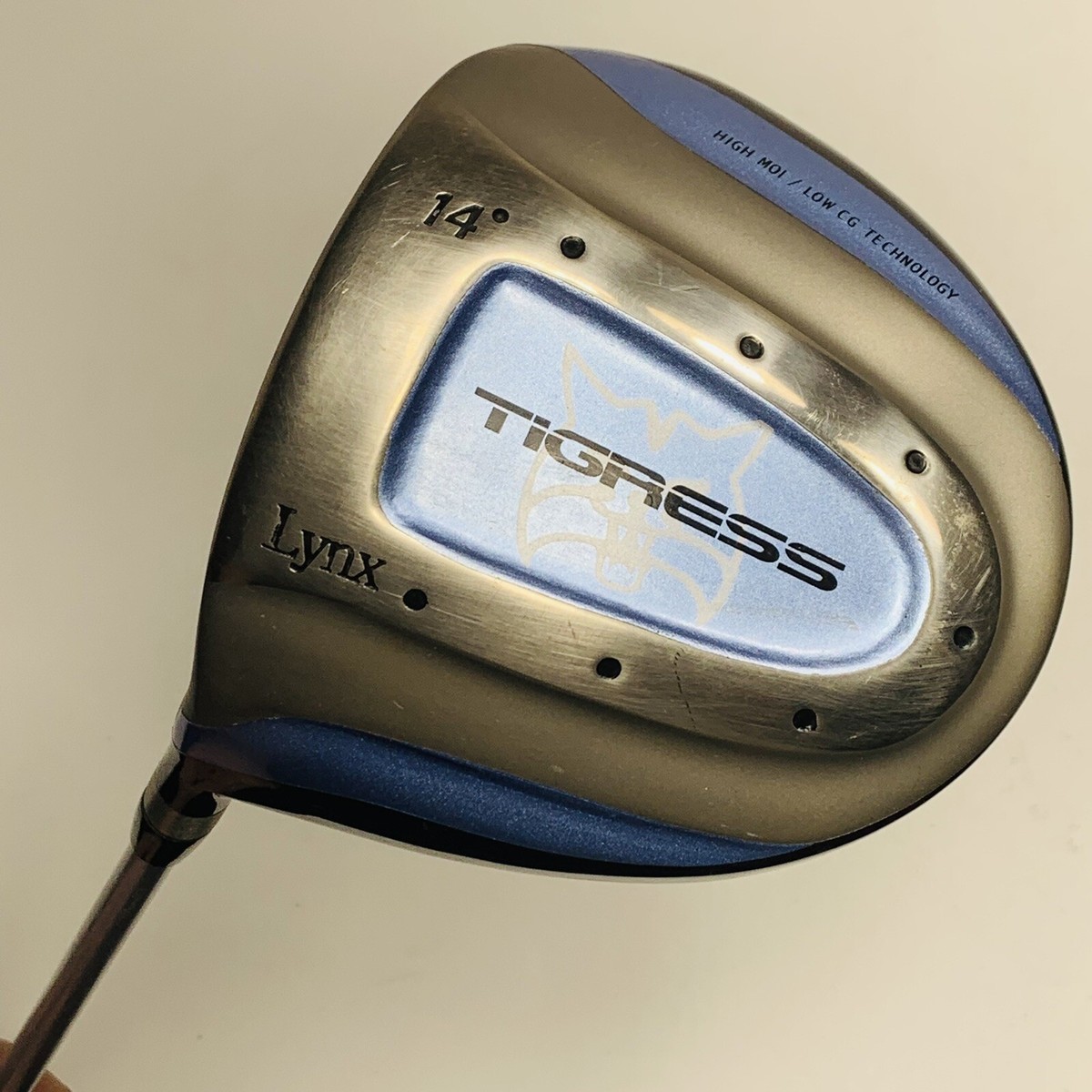 Lynx Tigress 460cc Ti Driver 14 Degree LH Golf Club Lite Flex GLX