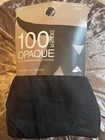 Evans 1 Pair of Black 100 Denier Opaque Temperature Control Tights All Sizes